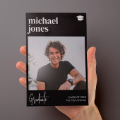 卒業写真シンプルクラシック卒業 案内状