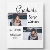 卒業写真シンプルクラシックadd class year sch フォトプラーク (正面)
