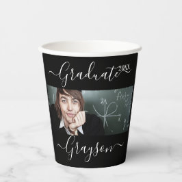 卒業写真シンプルモダンオープンハウスパーティー 紙コップ