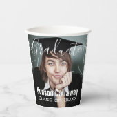 卒業写真シンプルモダンオープンハウスパーティー 紙コップ (正面)