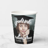 卒業写真シンプルモダンオープンハウスパーティーPa 紙コップ (正面)