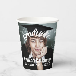 卒業写真シンプルモダンオープンハウスパーティーPa 紙コップ