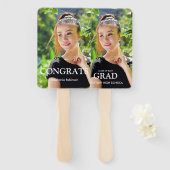 卒業写真シンプル撮モダン影器 ハンドファン (正面&裏面)