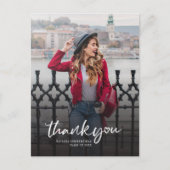 卒業写真スクリプトありがとう ポストカード (正面)