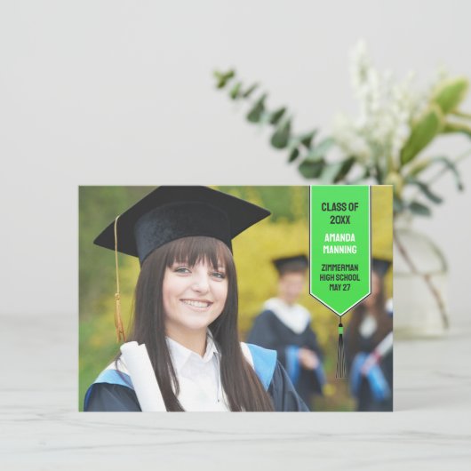 卒業写真ストール発表 招待状 (スタンド正面)