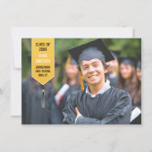 卒業写真ストール発表 案内状 (正面)