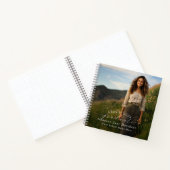 卒業写真スパイラルノートブックゲストブック ノートブック (内部)