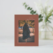 卒業写真テラコッタラインアートサンキュー ポストカード (スタンド正面)