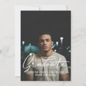 卒業写真テンプレート オーダーメイド 招待状 (正面)