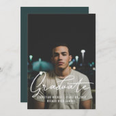 卒業写真テンプレート オーダーメイド 招待状 (正面/裏面)