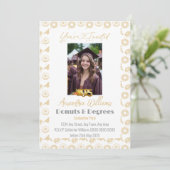 卒業写真ドーナツと学位2025 招待状 (スタンド正面)