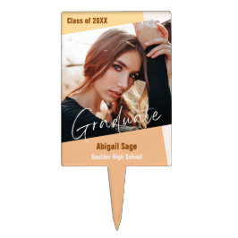 卒業写真ナチュラルモダン ケーキピック