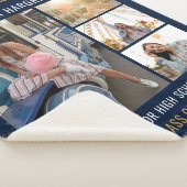 卒業写真ネイビーブルーグラード2025 シェルパブランケット (3/4)