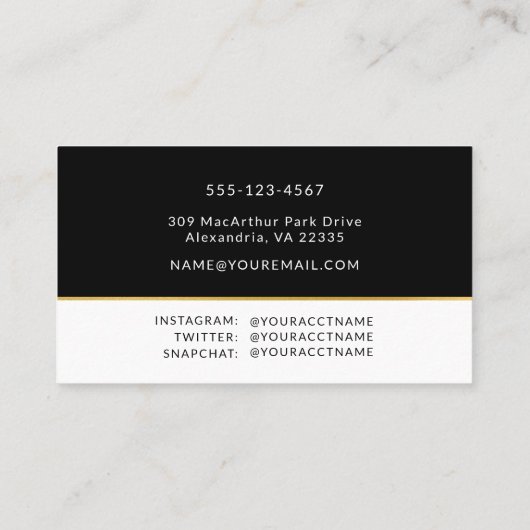 卒業写真ネームカードエンクロージャ 名刺 (裏面)