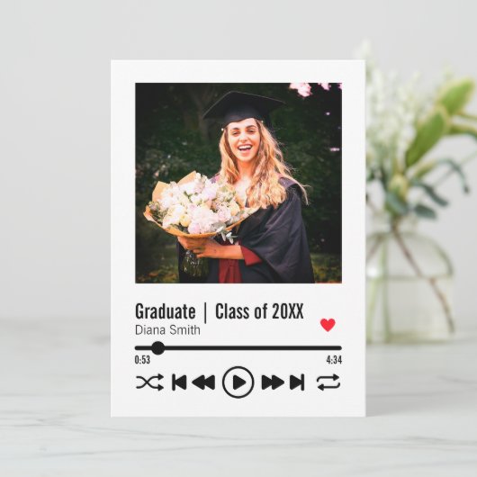 卒業写真パーソナライズされたの曲の再生リスト シーズンカード (スタンド正面)