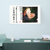 卒業写真パーソナライズされたの曲の再生リスト 横断幕 (トレードショー)