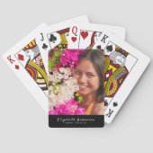 卒業写真パーソナライズされた名トランプ トランプ (裏面)