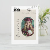 卒業写真パーソナライズされた招待状 招待状 (スタンド正面)