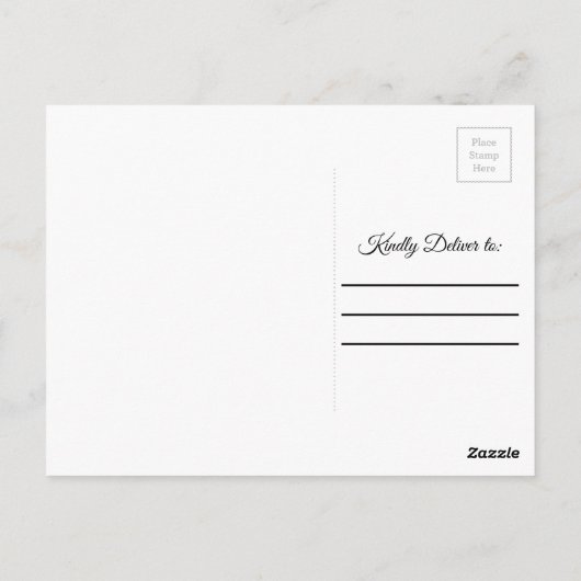 卒業写真パーソナライズされた日付の保存 ポストカード (裏面)