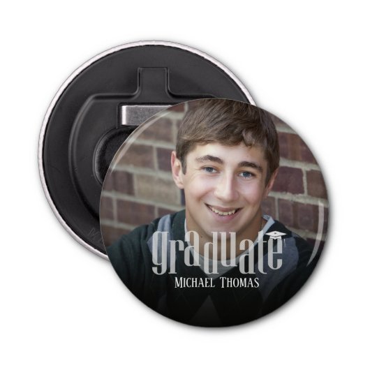 卒業写真パーティーの好意 栓抜き (正面)