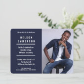 卒業写真パーティー招待状 招待状 (スタンド正面)