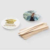 卒業写真ファン – 金ゴールド卒業 ハンドファン (組立なし)