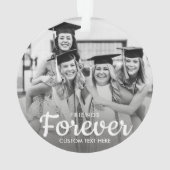 卒業写真フレンズ永遠に思い出を残す オーナメント (裏面)