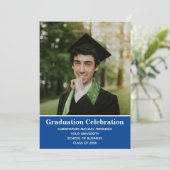 卒業写真ブルーホワイトカレッジ 招待状 (スタンド正面)