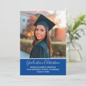 卒業写真ブルーホワイトカレッジ 招待状 (スタンド正面)