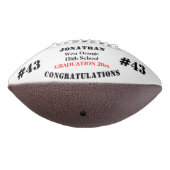 卒業写真ブルーホワイトスクールチーム アメリカンフットボール (回転270)