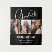 卒業写真ブースの背景 タペストリー (正面)