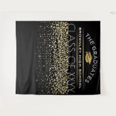 卒業写真ブースの背景 タペストリー (正面(横))