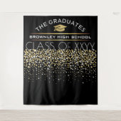 卒業写真ブースの背景 タペストリー (正面)