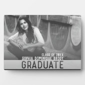卒業写真プラークの卒業記念バナー フォトプラーク (正面)