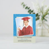 卒業写真ペイズリー発表 案内状 (スタンド正面)