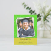 卒業写真ペイズリー発表 案内状 (スタンド正面)