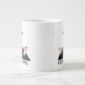 卒業写真マグカップ ジャンボコーヒーマグカップ (正面)