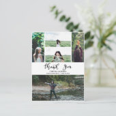 卒業写真ミニマルありがとうごカジュアルざう ポストカード (スタンド正面)