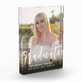 卒業写真ミニマルシンプルリスト フォトブロック (左)