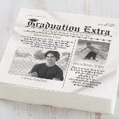 卒業写真モダンおもしろい事実クール新聞 スタンダードカクテルナプキン