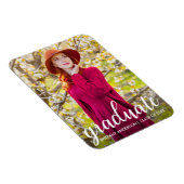 卒業写真モダンかわいらし発表W マグネット (右側)