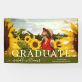 卒業写真モダンひまわり発表 横断幕 (横)