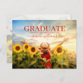 卒業写真モダンひまわり 案内ポストカード (正面/裏面)