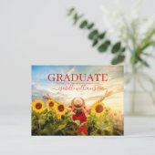 卒業写真モダンひまわり 案内ポストカード (スタンド正面)