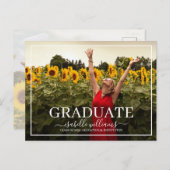 卒業写真モダンひまわり 案内ポストカード (正面/裏面)