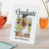 卒業写真モダンクラシック年の名前を素朴に追加 台座サイン (インサイチュ)