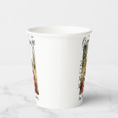 卒業写真モダンクラシック年の名前を素朴に追加 紙コップ (右)