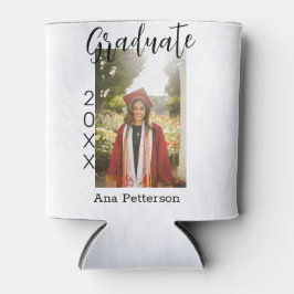 卒業写真モダンクラシック年の名前を素朴に追加 缶クーラー