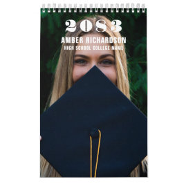 卒業写真モダンタイポグラフィ年度区分 カレンダー