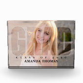 卒業写真モダンタイポグラフィ フォトブロック (正面)